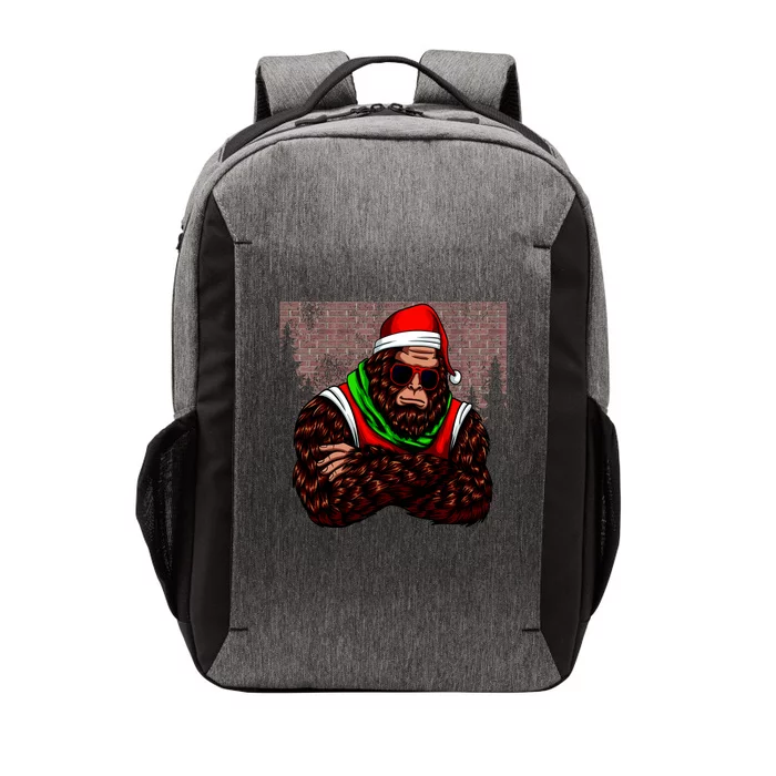 Bigfoot Christmas Cheer Vector Backpack