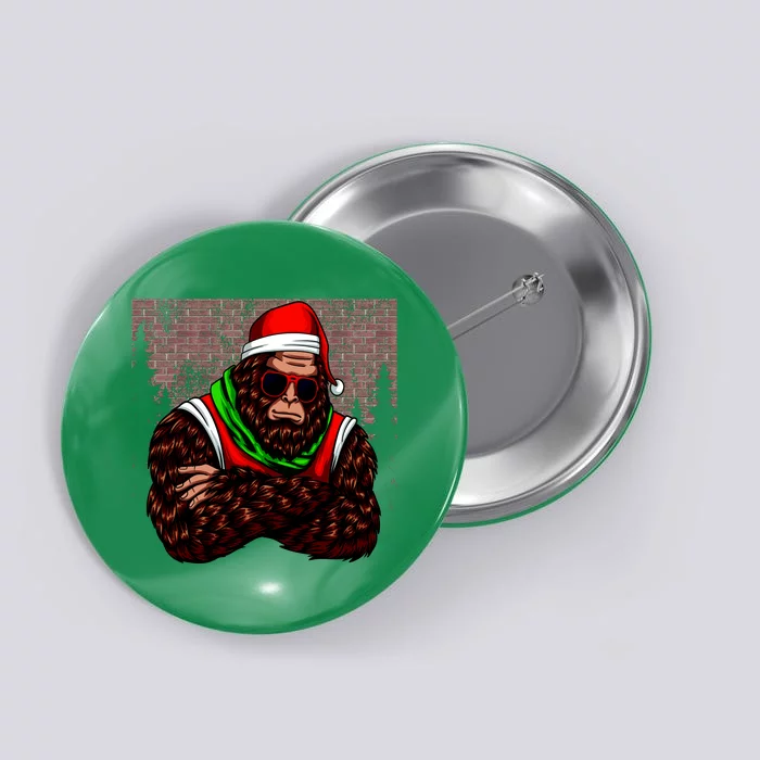 Bigfoot Christmas Cheer Button