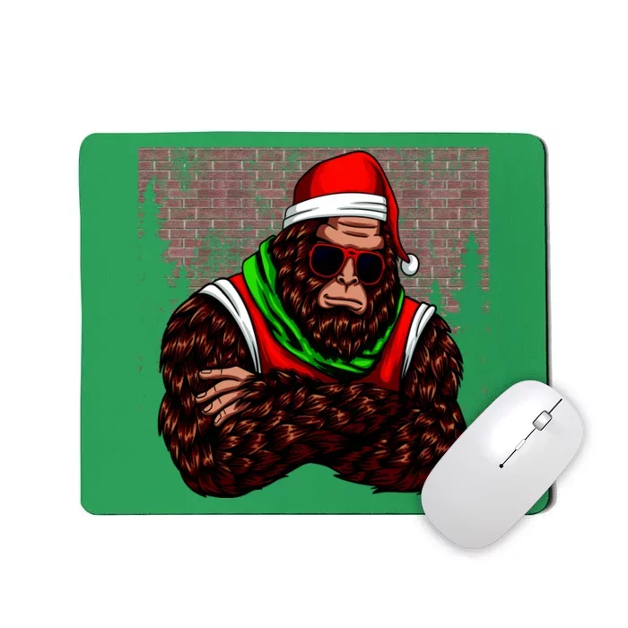 Bigfoot Christmas Cheer Mousepad