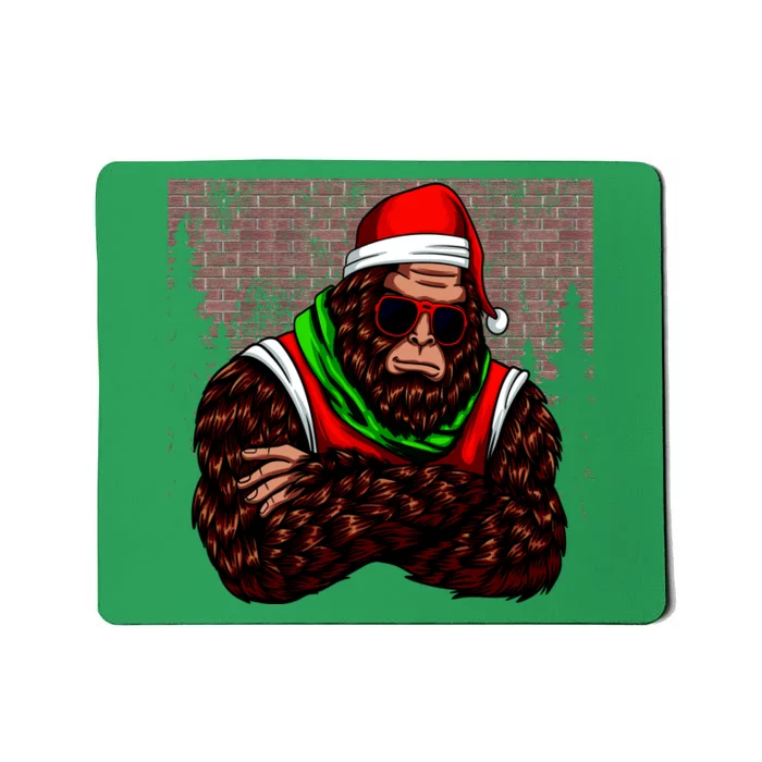 Bigfoot Christmas Cheer Mousepad