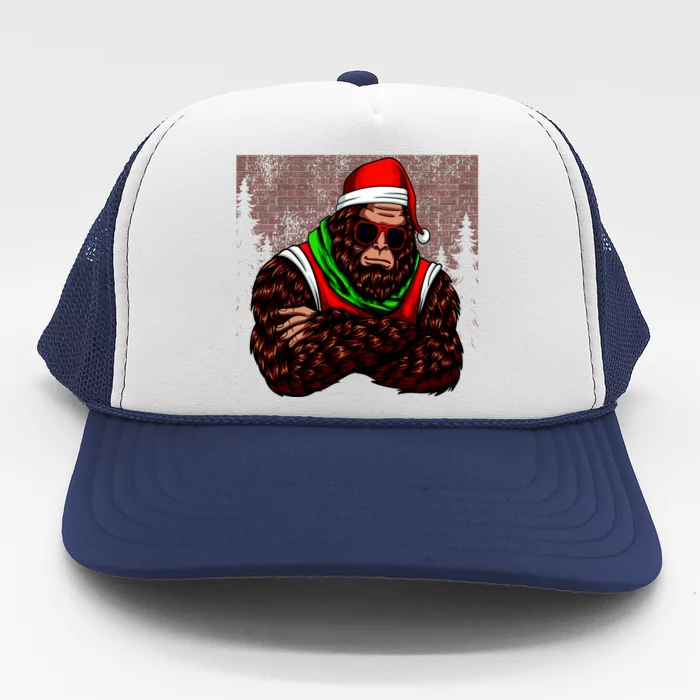 Bigfoot Christmas Cheer Trucker Hat