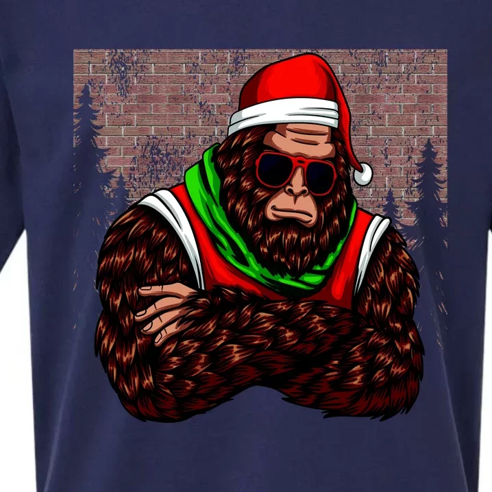 Bigfoot Christmas Cheer Sueded Cloud Jersey T-Shirt