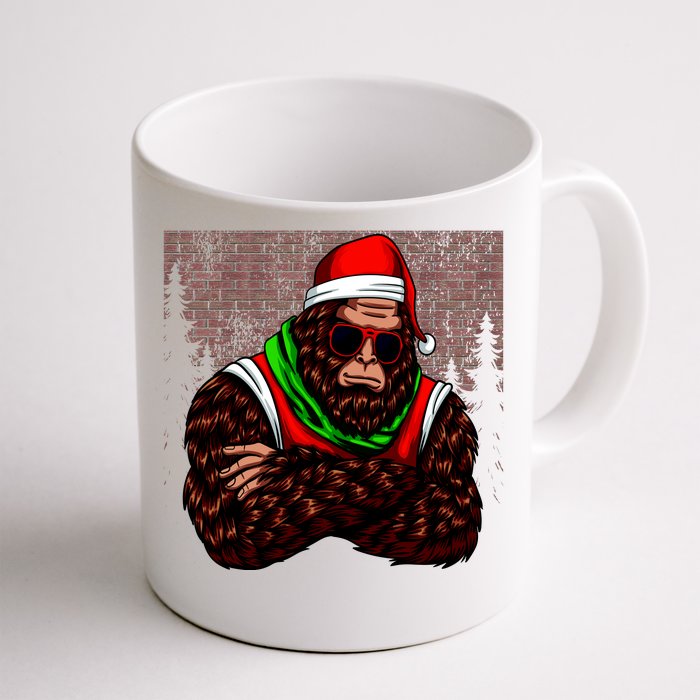 Bigfoot Christmas Cheer Front & Back Coffee Mug