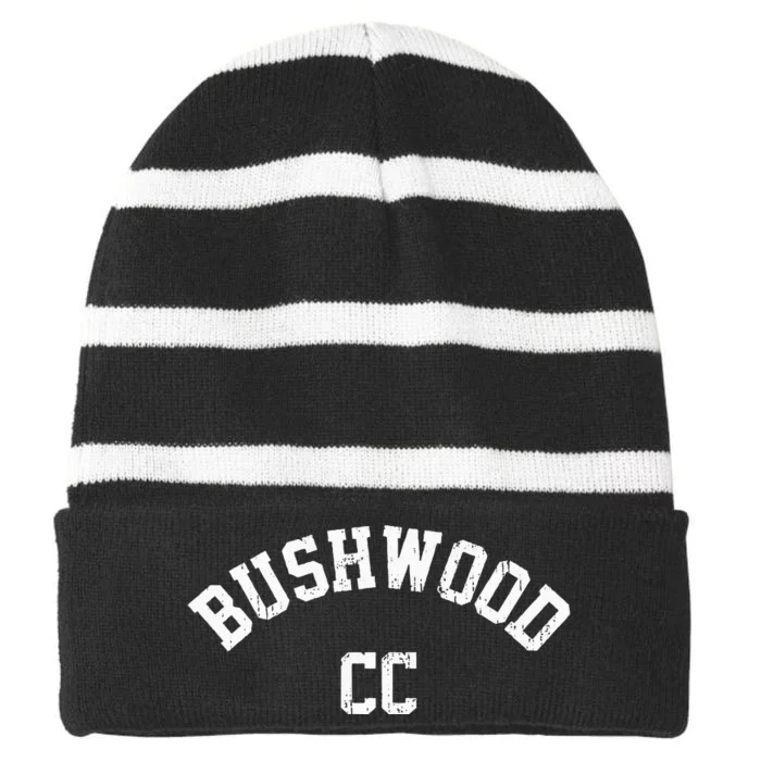 Bushwood Country Club Golf Vintage Striped Beanie with Solid Band