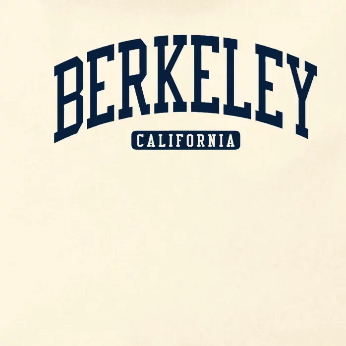 Berkeley California Ca College Style Zip Tote Bag