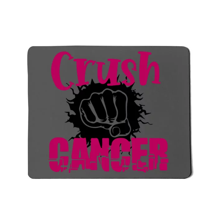 Breast Cancer Crush Cancer Awareness Gift Mousepad