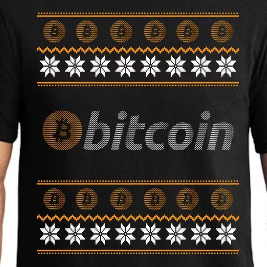 Bitcoin Cryptocurrency Christmas Holiday Pajama Set