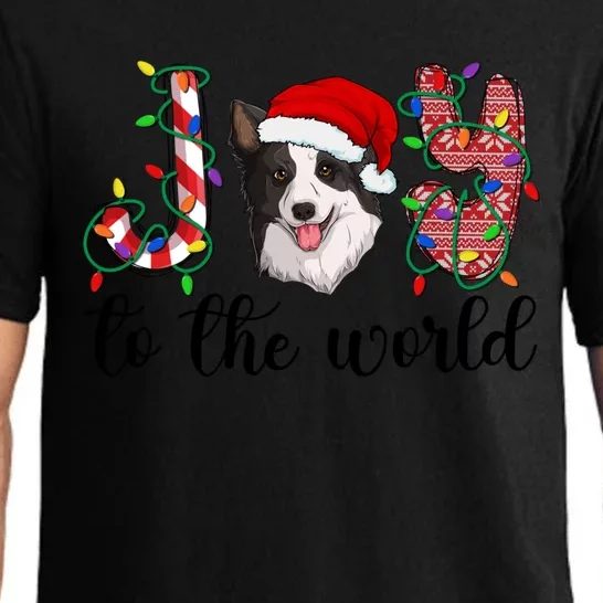 Border Collie Christmas Border Collie Xmas Party Great Gift Pajama Set