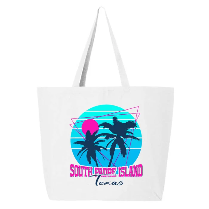 Beach Coastal City Vacation Souvenir South Padre Island 25L Jumbo Tote