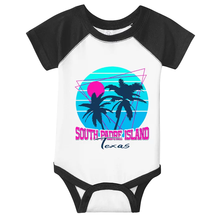 Beach Coastal City Vacation Souvenir South Padre Island Infant Baby Jersey Bodysuit