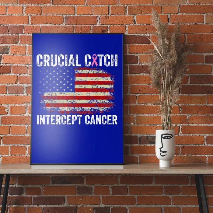 Breast Cancer Crucial A Catch Intercept Cancer Poster