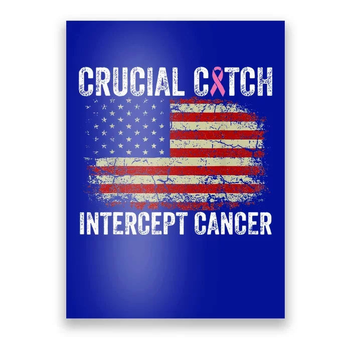 Breast Cancer Crucial A Catch Intercept Cancer Poster