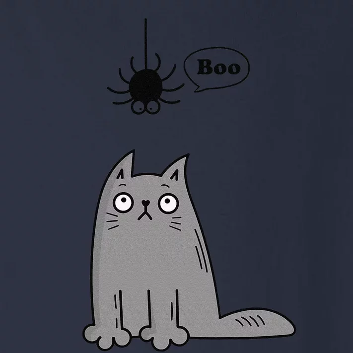 Boo Cute Cat And Spider Halloween Costume For Women Or Toddler Long Sleeve Shirt