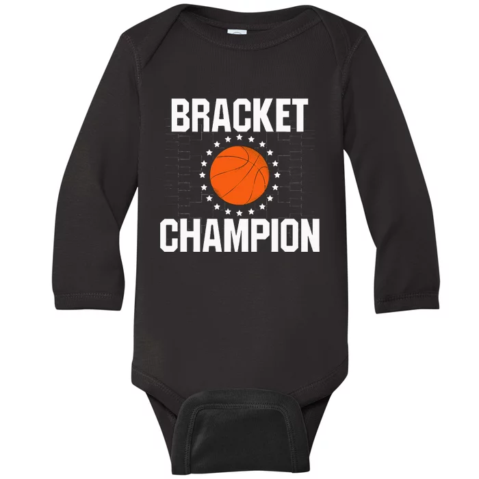 Bracket Champion College Basketball Tournament Baby Long Sleeve Bodysuit