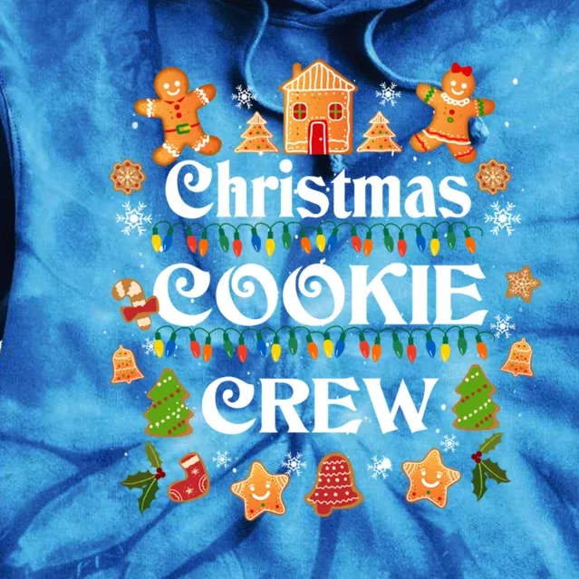 Bakers Christmas Cookie Crew Family Baking Team Holiday Cute Meaningful Gift Tie Dye Hoodie