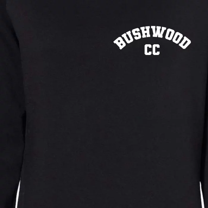 Bushwood Country Club Golfing Golf Pocket Logo Womens California Wash Sweatshirt