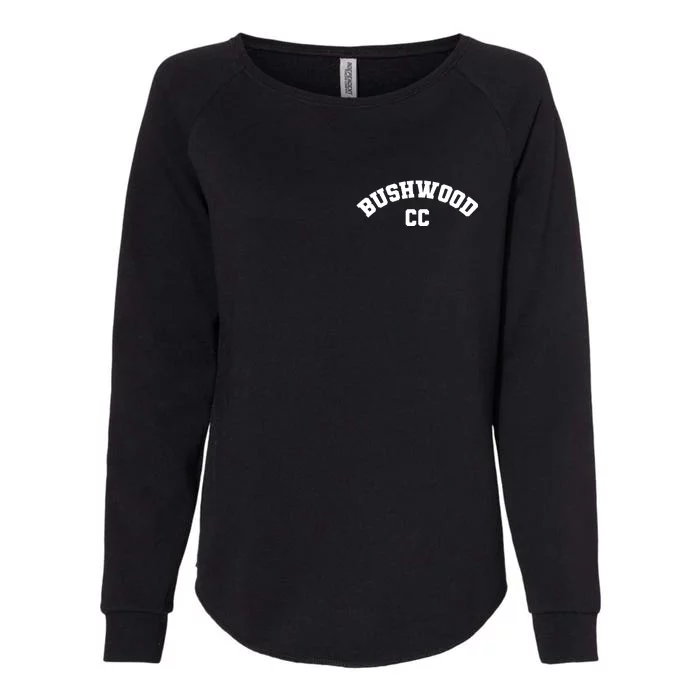 Bushwood Country Club Golfing Golf Pocket Logo Womens California Wash Sweatshirt