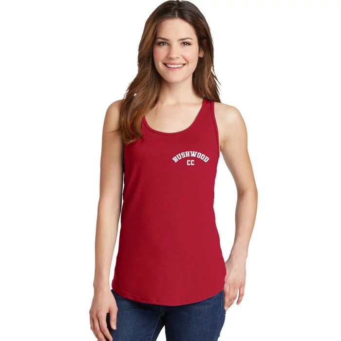 Bushwood Country Club Golfing Golf Pocket Logo Ladies Essential Tank