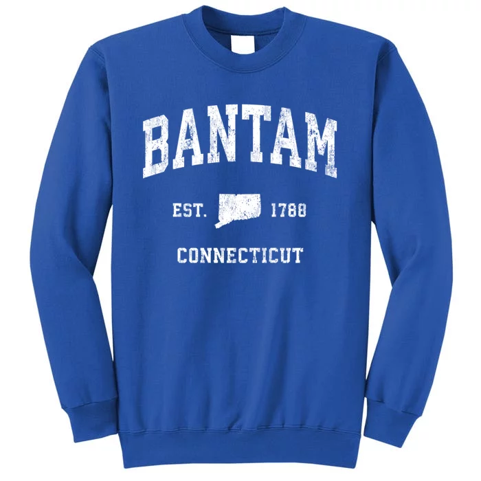 Bantam Connecticut Ct Vintage Athletic Sports Tall Sweatshirt