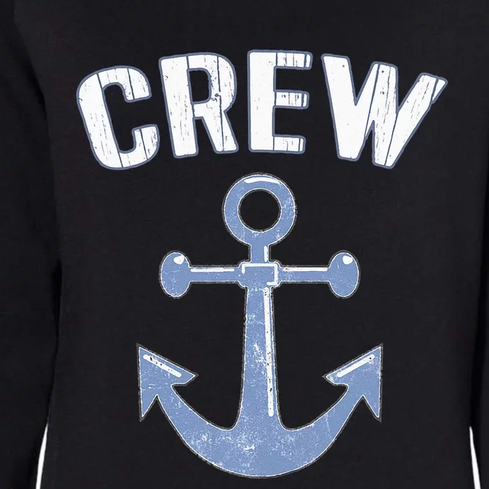 Boating Captain Crew Pontoon Nautical Gift Sailing Anchor Womens California Wash Sweatshirt