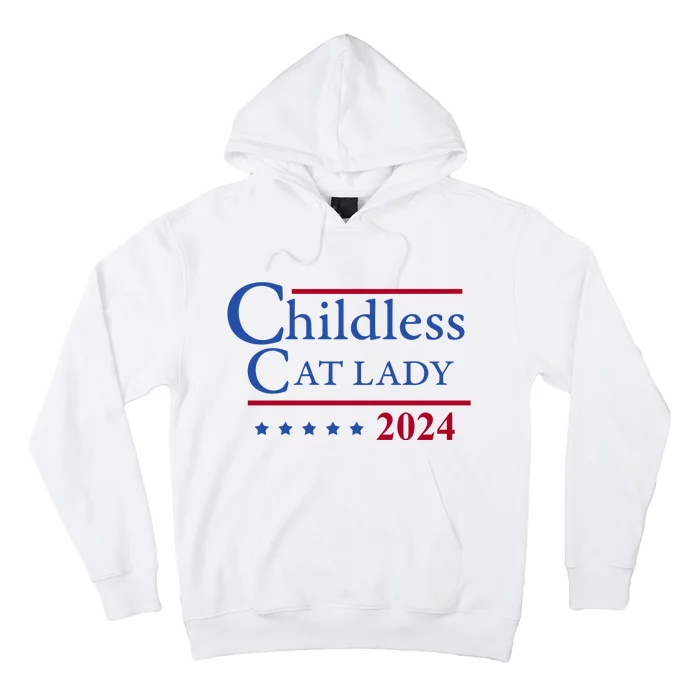 Browbrotherr Childless Cat Lady 2024 Hoodie