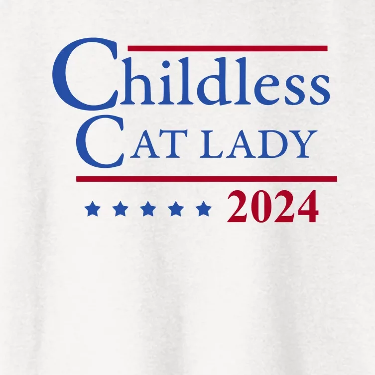 Browbrotherr Childless Cat Lady 2024 Women's Crop Top Tee