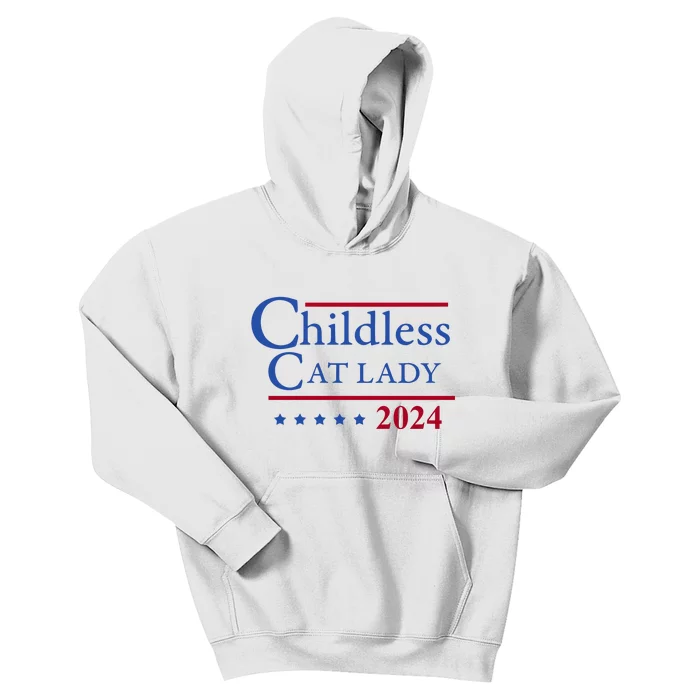 Browbrotherr Childless Cat Lady 2024 Kids Hoodie