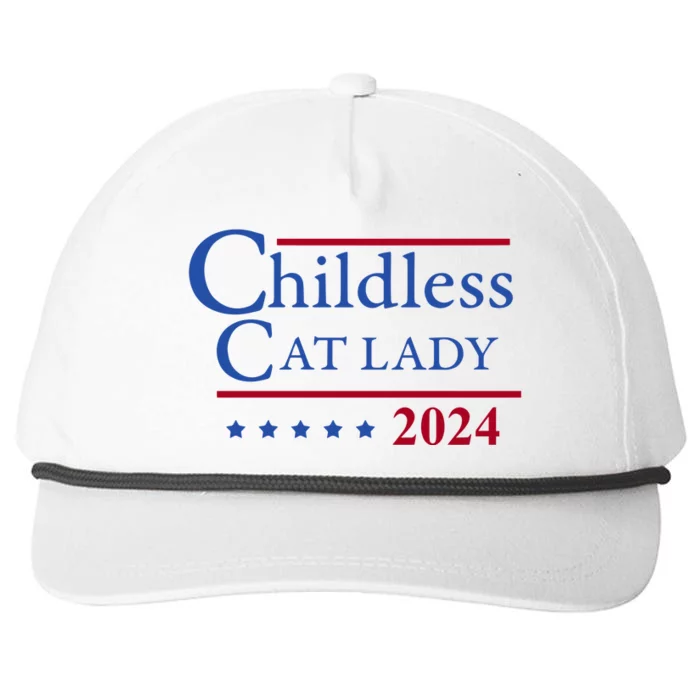 Browbrotherr Childless Cat Lady 2024 Snapback Five-Panel Rope Hat