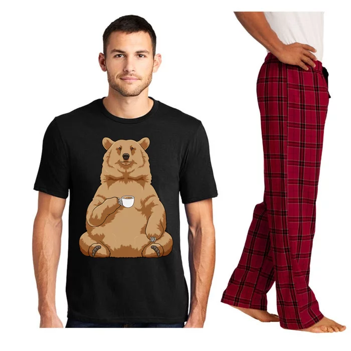 Bear Coffee Cup Gift Pajama Set