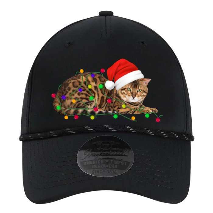 Bengal Cat Christmas Lights Xmas Cat Lover Great Gift Performance The Dyno Cap