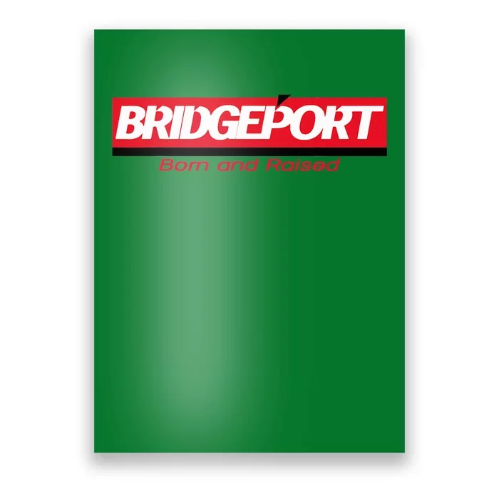 Bridgeport Connecticut Caldor Born And Raised Poster