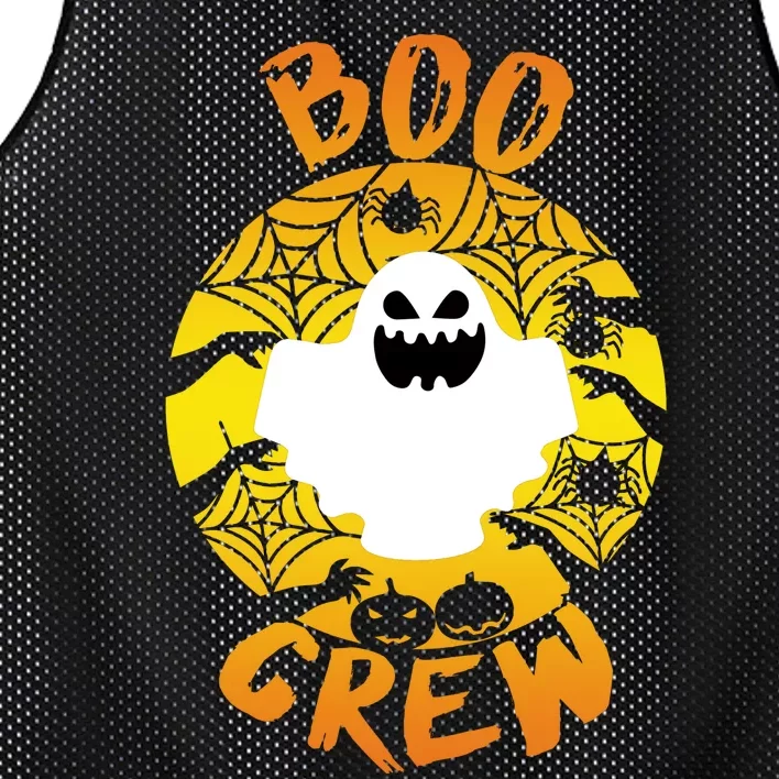 Boo Crew Cute Halloween Ghost Mesh Reversible Basketball Jersey Tank