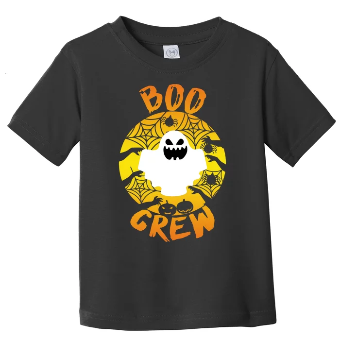 Boo Crew Cute Halloween Ghost Toddler T-Shirt