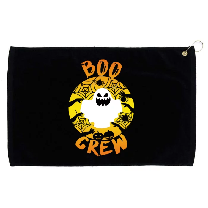 Boo Crew Cute Halloween Ghost Grommeted Golf Towel