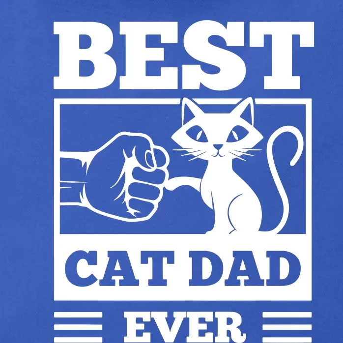 Best Cat Dad Zip Tote Bag