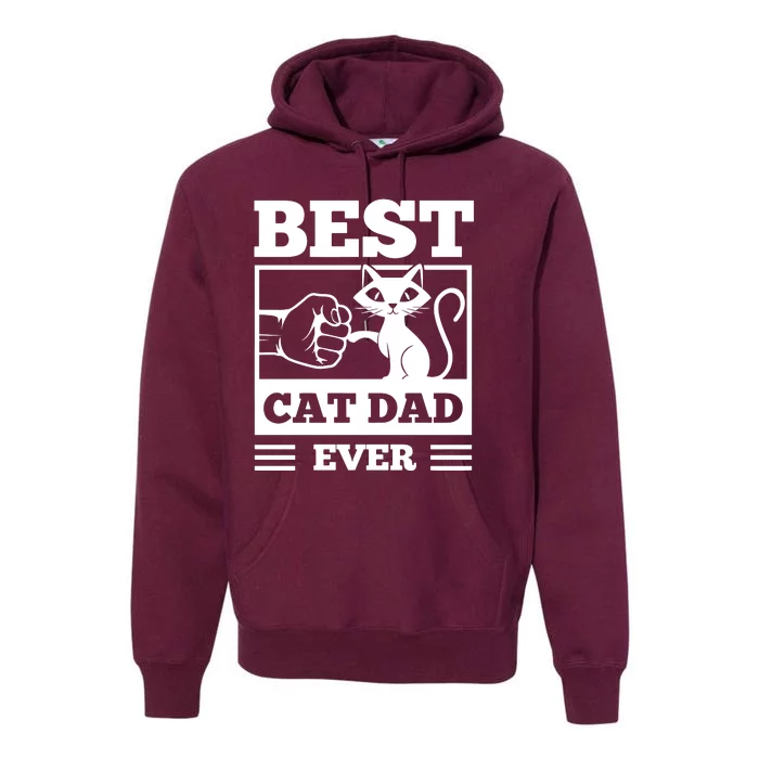 Best Cat Dad Premium Hoodie