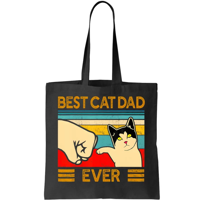 Best Cat Dad Ever FatherS Day Gift Cat Daddy Tote Bag