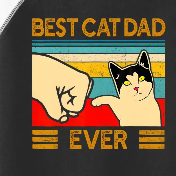 Best Cat Dad Ever FatherS Day Gift Cat Daddy Toddler Fine Jersey T-Shirt