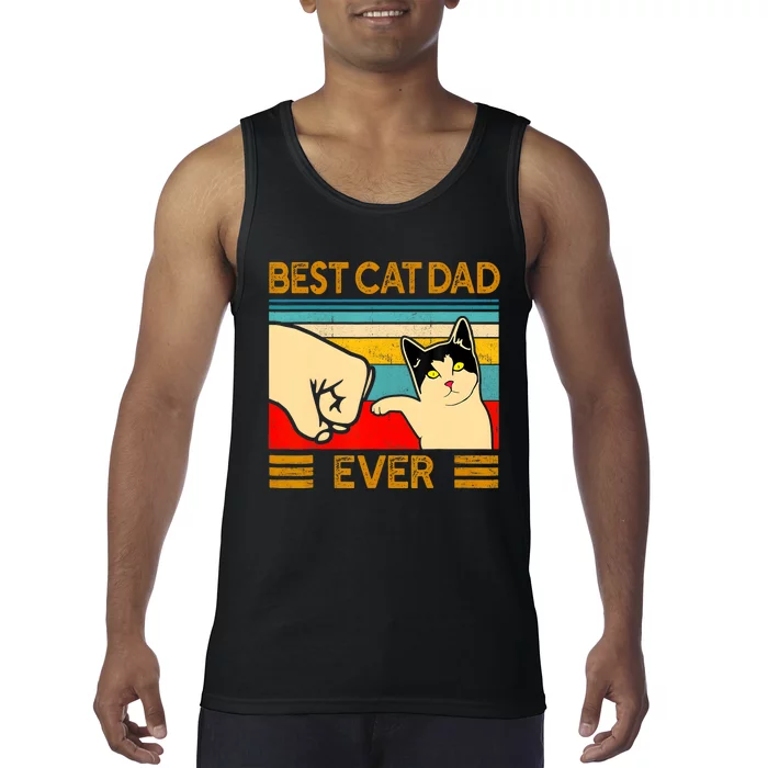 Best Cat Dad Ever FatherS Day Gift Cat Daddy Tank Top