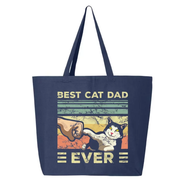 Best Cat Dad Ever Kitten Enthusiast Feline Lover Father 25L Jumbo Tote