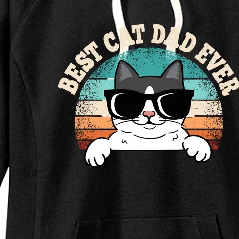 Best Cat Dad Ever Cat Lover Cat Owner Women's Fleece Hoodie