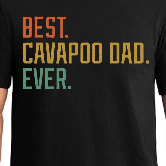 Best Cavapoo Dad Ever Dog Breed Fathers Day Canine Puppy Pajama Set