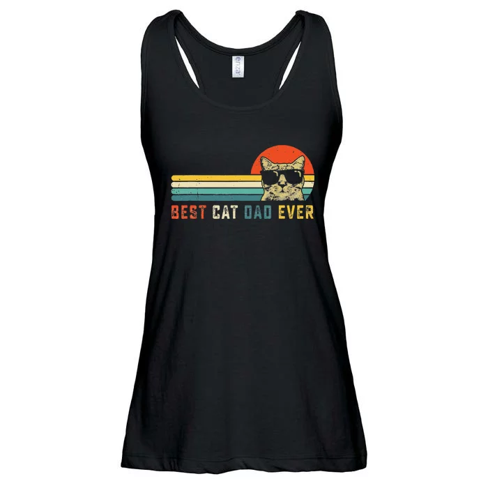 Best Cat Dad Ever FatherS Day Gift Cat Daddy Ladies Essential Flowy Tank