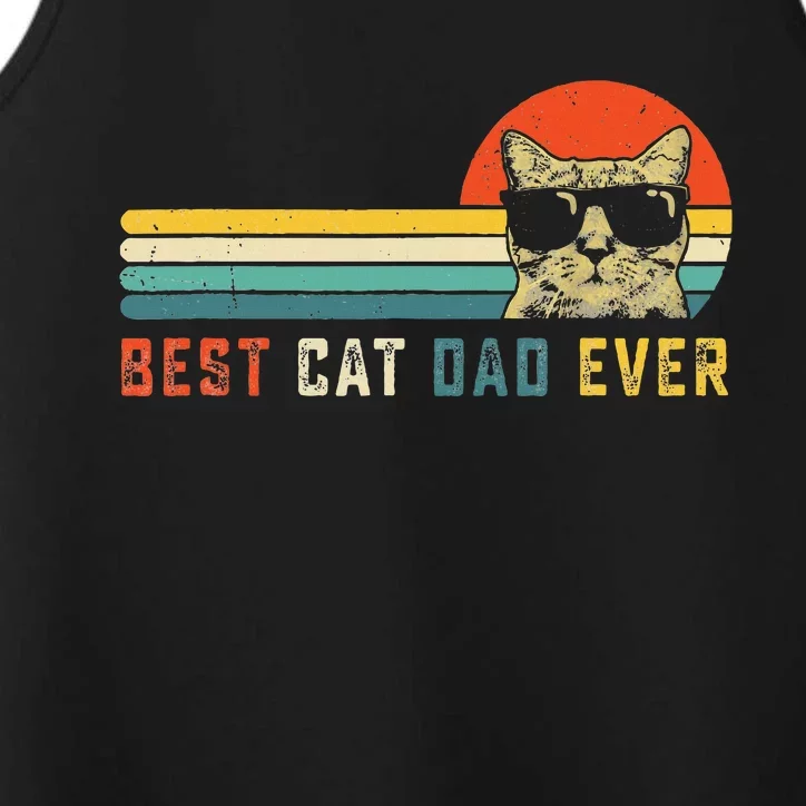 Best Cat Dad Ever FatherS Day Gift Cat Daddy Performance Tank