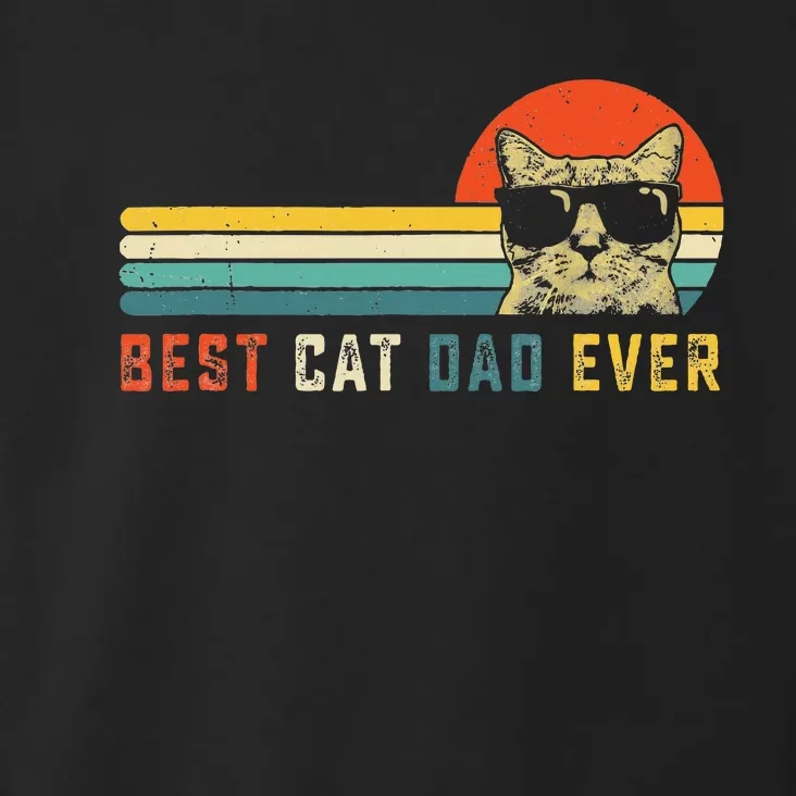 Best Cat Dad Ever FatherS Day Gift Cat Daddy Toddler Hoodie