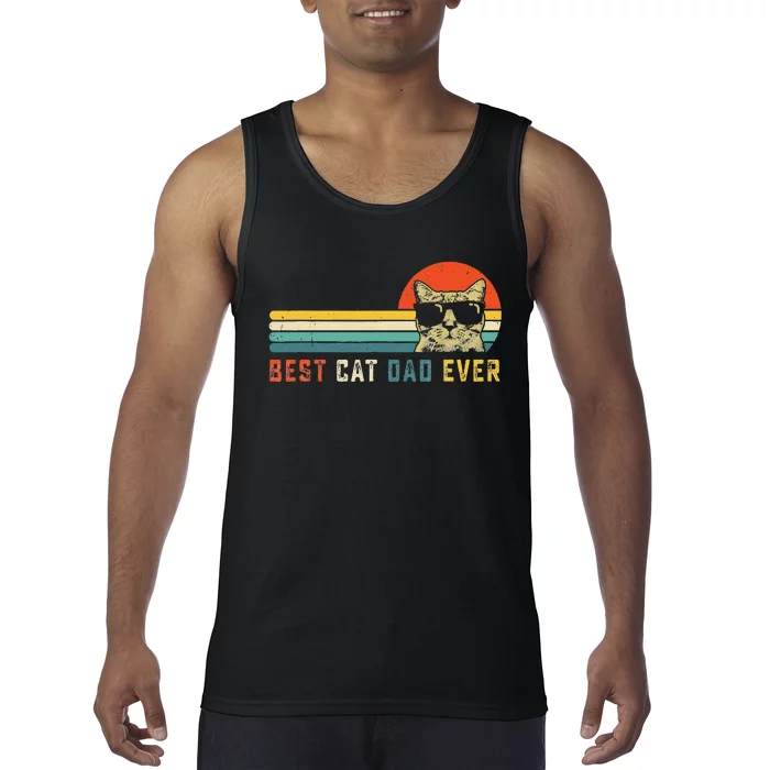 Best Cat Dad Ever FatherS Day Gift Cat Daddy Tank Top