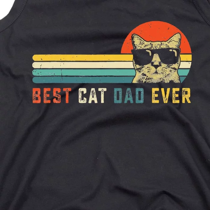 Best Cat Dad Ever FatherS Day Gift Cat Daddy Tank Top