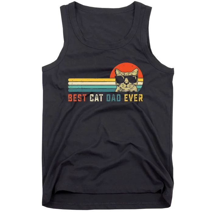 Best Cat Dad Ever FatherS Day Gift Cat Daddy Tank Top