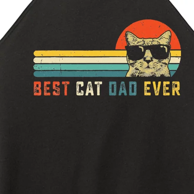 Best Cat Dad Ever FatherS Day Gift Cat Daddy Women’s Perfect Tri Rocker Tank