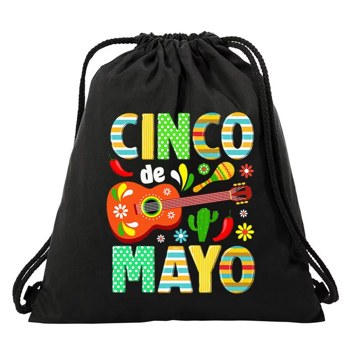 Boy Cinco De Mayo Mexican Fiesta Drawstring Bag